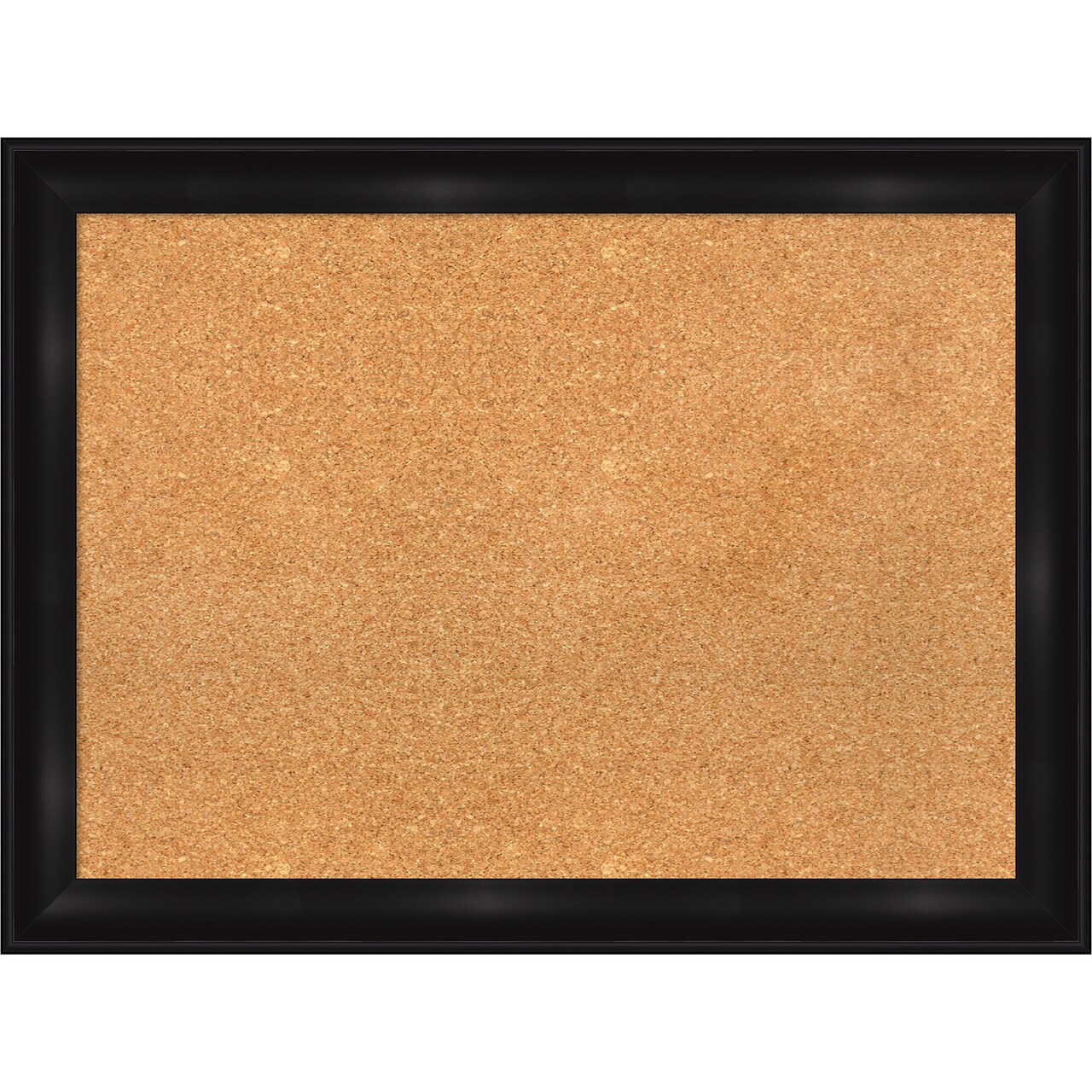 Cork Board, Grand Black Narrow Frame - Bulletin Board, Organization Board, Pin Board